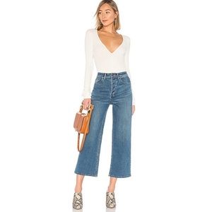 Free People Wales Wide-Leg High Waisted Jean